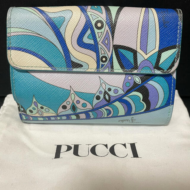 EMILIO PUCCI(エミリオプッチ)のエミリオプッチ◆二つ折り財布 EMILIO PUCCI  PRINTED PVC レディースのファッション小物(財布)の商品写真