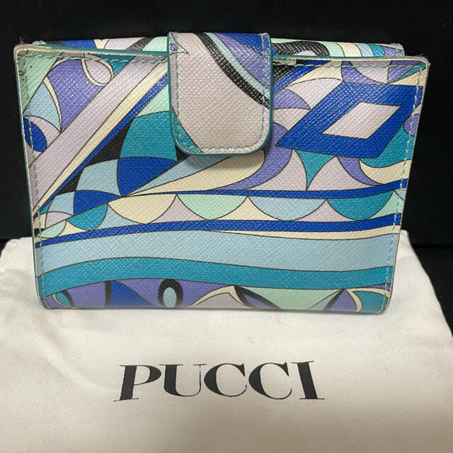 EMILIO PUCCI(エミリオプッチ)のエミリオプッチ◆二つ折り財布 EMILIO PUCCI  PRINTED PVC レディースのファッション小物(財布)の商品写真