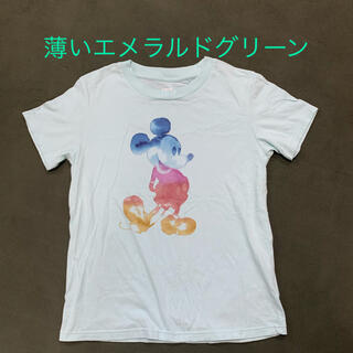 ユニクロ(UNIQLO)のユニクロ　ディズニー　S Tシャツ　水色　(Tシャツ/カットソー(半袖/袖なし))