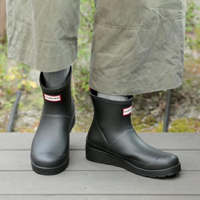 HUNTER(ハンター)のHUNTER (W) ORIGINAL PLAY BOOT SHORT 25cm レディースの靴/シューズ(レインブーツ/長靴)の商品写真