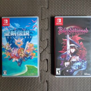 ニンテンドースイッチ(Nintendo Switch)のSwitchブラッドステインド北米版+聖剣伝説3日本版 2本セット(家庭用ゲームソフト)