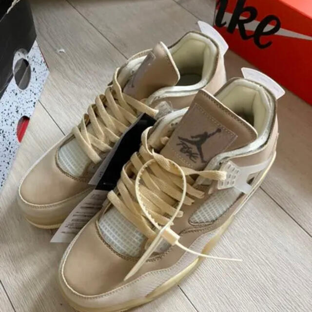 Nike off white jordan4 セイル