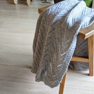 ザラホーム(ZARA HOME)のzara home おくるみニット ひざ掛け お昼寝 ブランケット (おくるみ/ブランケット)