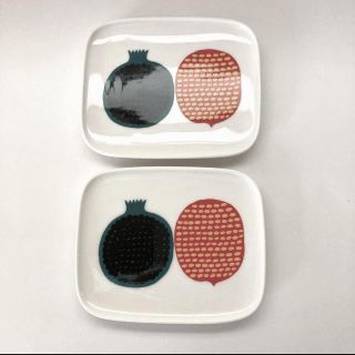 マリメッコ(marimekko)のブージ様専用★マリメッコ　コンポッティ プレート ２枚セット 廃盤カラー (食器)