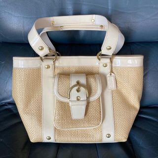 コーチ(COACH)のCOACH カゴバック　新品未使用(かごバッグ/ストローバッグ)