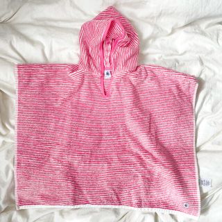 プチバトー(PETIT BATEAU)のPETIT BATEAU ベビーケープ ポンチョ タオル バスローブ(その他)