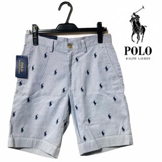 ポロラルフローレン(POLO RALPH LAUREN)の【新品、タグ付き】ポロラルフローレン　ショート　パンツ　ロゴ多数　半ズボン　28(ショートパンツ)