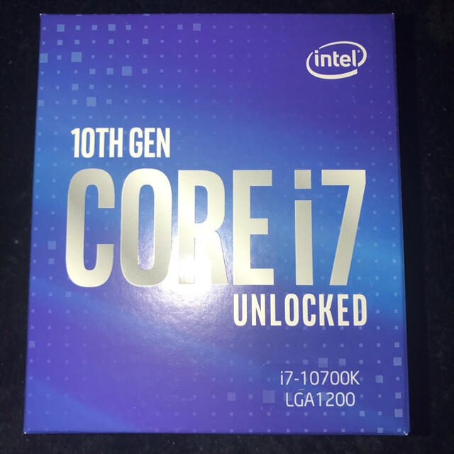 【新品未開封】i7 10700K INTEL CPU BX8070110700K