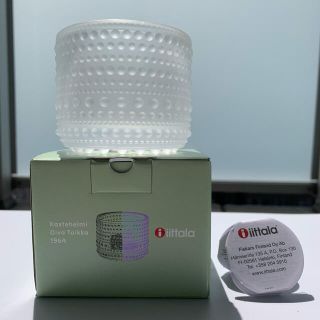 イッタラ(iittala)のイッタラ　カステヘルミ　キャンドルホルダー　フロスト(置物)