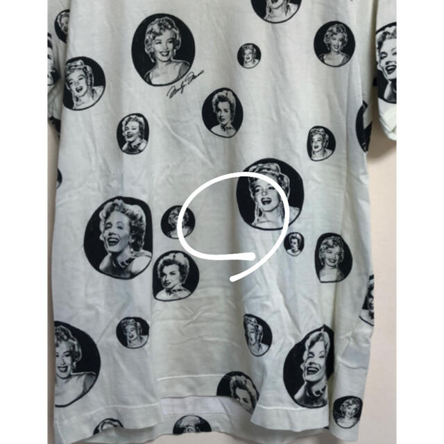 DOLCE&GABBANA(ドルチェアンドガッバーナ)のDOLCE&GABBANA マリリン・モンロー Tシャツ メンズのトップス(Tシャツ/カットソー(半袖/袖なし))の商品写真