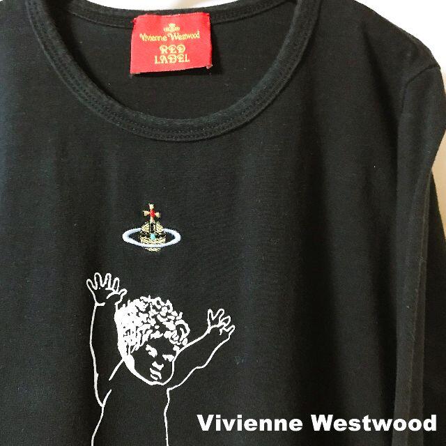 Vivienne Westwood(ヴィヴィアンウエストウッド)の【Vivienne Westwood】サティアORBロゴ ロングTシャツ レディースのトップス(Tシャツ(長袖/七分))の商品写真