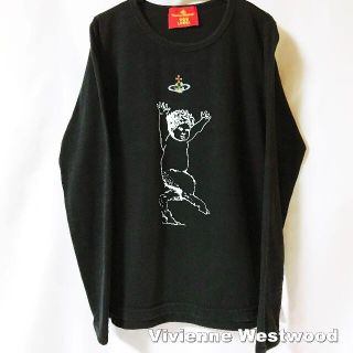 ヴィヴィアンウエストウッド(Vivienne Westwood)の【Vivienne Westwood】サティアORBロゴ ロングTシャツ(Tシャツ(長袖/七分))