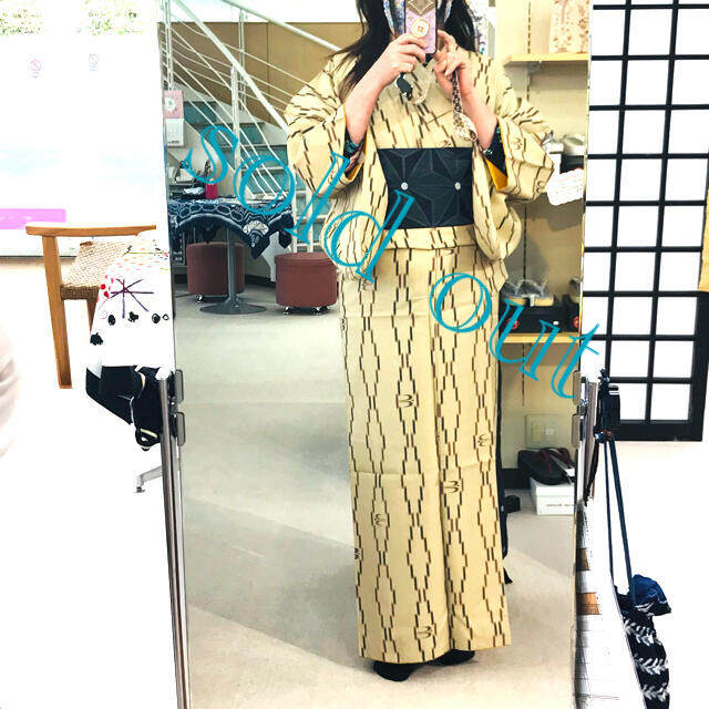 定期入れの 小紋、大サイズ!素材は混合だと思います。こだわらない方