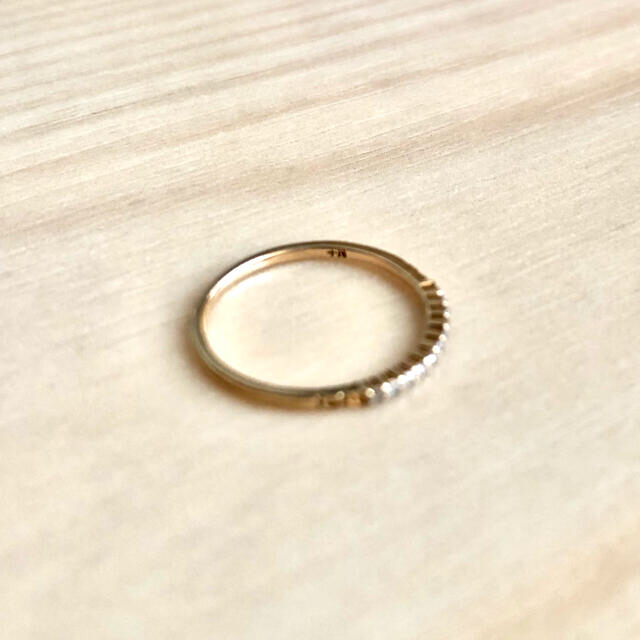 NOJESS(ノジェス)のノジェス ダイヤモンド ハーフエタニティリング 指輪 2号 ピンキーリング レディースのアクセサリー(リング(指輪))の商品写真