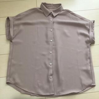 ジーユー(GU)のGU とろみシャツ　　Lサイズ(シャツ/ブラウス(半袖/袖なし))