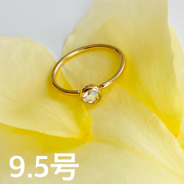 オレフィーチェ K18ダイヤモンド「バース」リング9.5号 ローズカットダイヤ レディースのアクセサリー(リング(指輪))の商品写真