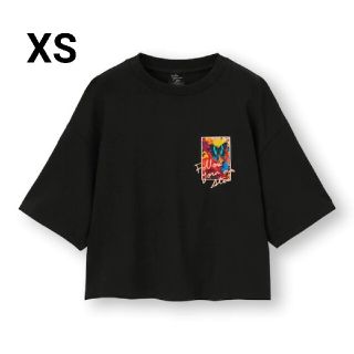 ジーユー(GU)のGU 　蜷川実花　クロップドグラフィックT(Tシャツ(半袖/袖なし))