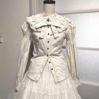 ヴィクトリアンメイデン(Victorian maiden)の [中古難アリ]Victorian Maiden 生成ブラウス(シャツ/ブラウス(長袖/七分))