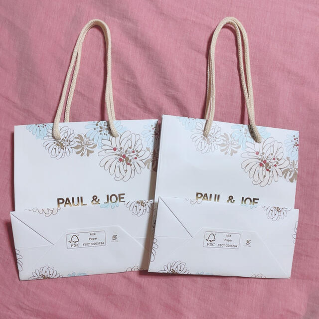 PAUL & JOE(ポールアンドジョー)のPaul & JOEショッパー2枚セット レディースのバッグ(ショップ袋)の商品写真