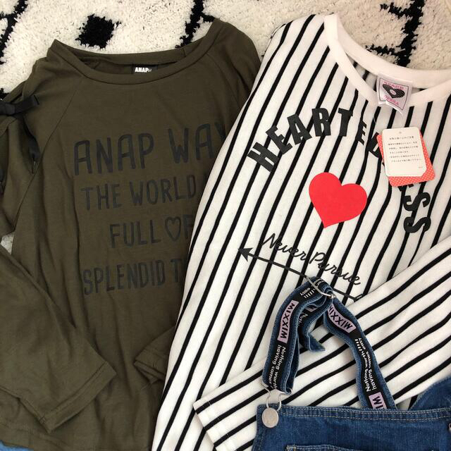 ANAP Kids(アナップキッズ)の子供服　まとめ売り　アナップ キッズ/ベビー/マタニティのキッズ服女の子用(90cm~)(Tシャツ/カットソー)の商品写真