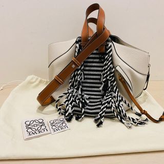 ロエベ(LOEWE)の【akane☆様専用】ロエベ　ハンモックスモール　ボーダー(ハンドバッグ)