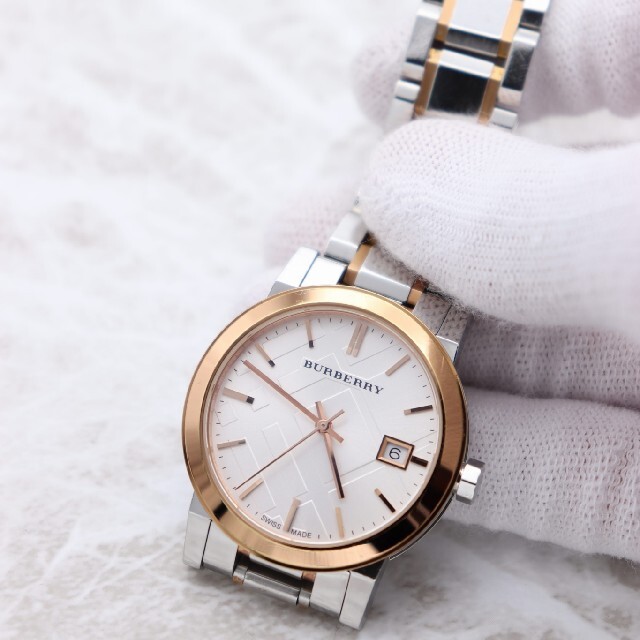 正規品【新品電池】BURBERRY BU9105/ピンクゴールド 動作品 美品