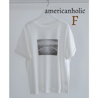 新品 アメリカンホリック フォトプリントTシャツ トップス 半袖(Tシャツ(半袖/袖なし))
