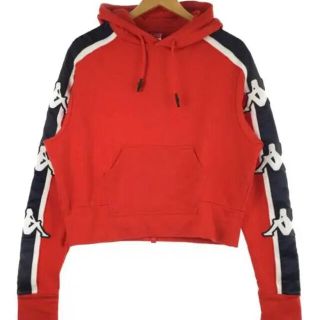 カッパ(Kappa)のKappa フードパーカー　RED Lサイズ(パーカー)