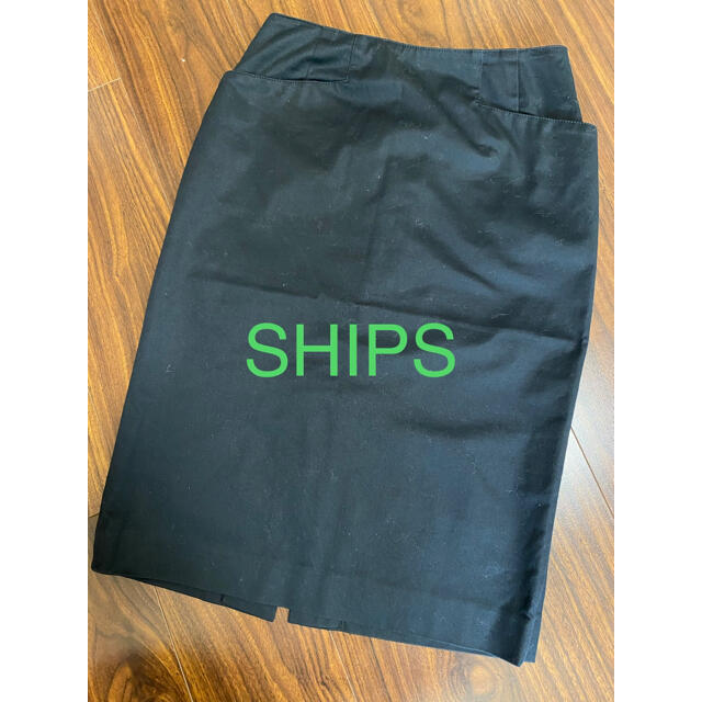 SHIPS(シップス)のSHIPS タイトスカート　ブラック レディースのスカート(ひざ丈スカート)の商品写真