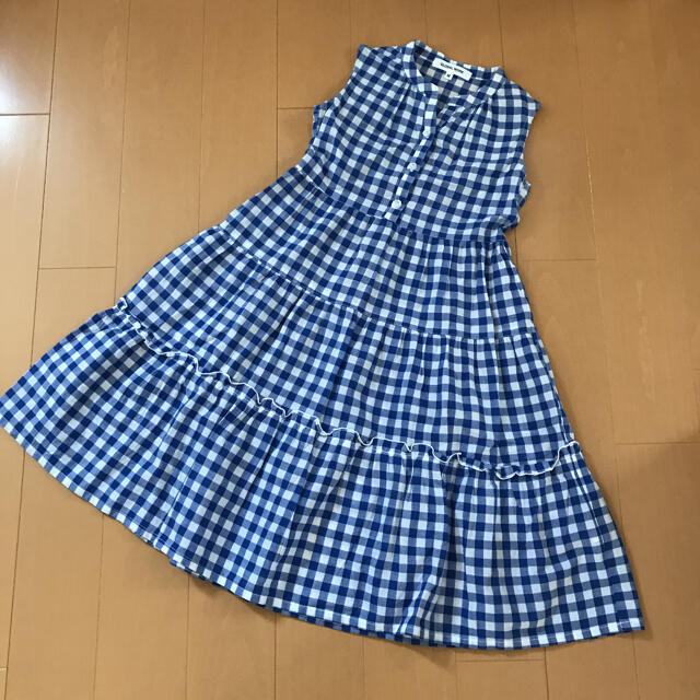 GLOBAL WORK(グローバルワーク)のグローバルワーク ギンガムチェック ワンピース キッズ/ベビー/マタニティのキッズ服女の子用(90cm~)(ワンピース)の商品写真