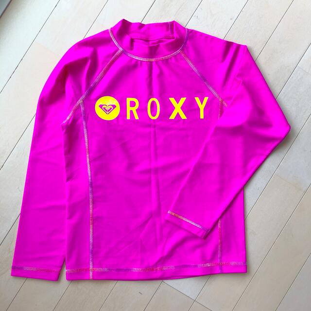 Roxy(ロキシー)の130 新品 ROXY ラッシュガード ロキシー ピンク  キッズ/ベビー/マタニティのキッズ服男の子用(90cm~)(水着)の商品写真