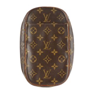 ルイヴィトン(LOUIS VUITTON)のLOUIS VUITTON ルイ ヴィトン  ポシェット・ガンジュ ボディバッグ M51870 モノグラムキャンバス   ブラウン    ビトン 【本物保証】(ボディバッグ/ウエストポーチ)