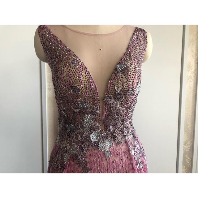 AngelR - 総刺繍Aラインロングドレス演奏会ステージ誕生二次会パティー
