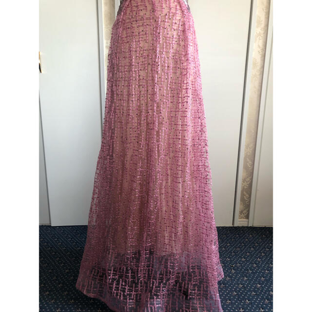 総刺繍Aラインロングドレス演奏会ステージ誕生二次会パティー 総刺繍Aラインロングドレス演奏会ステージ誕生二次会パティー