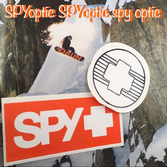 SPY(スパイ)のSPYスパイ US限定オプティックボックスバナー アイコンステッカーセット スポーツ/アウトドアのスノーボード(アクセサリー)の商品写真