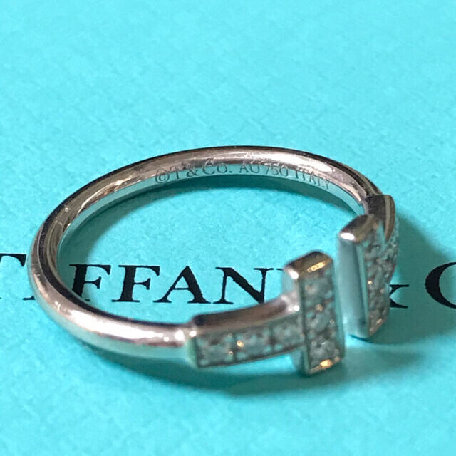 Tiffany & Co.(ティファニー)の最安値‼️TIFFANY&CO ティファニー Tワイヤーダイヤリング WG 正規 レディースのアクセサリー(リング(指輪))の商品写真