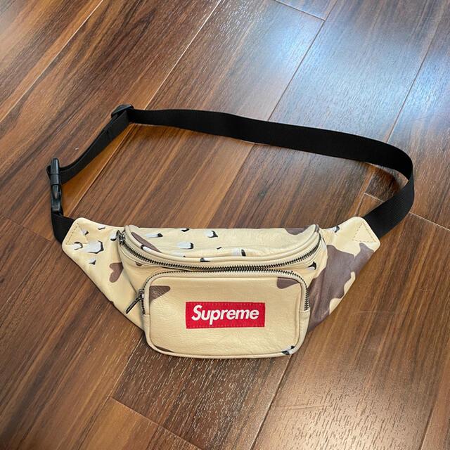 supreme レザーバッグ