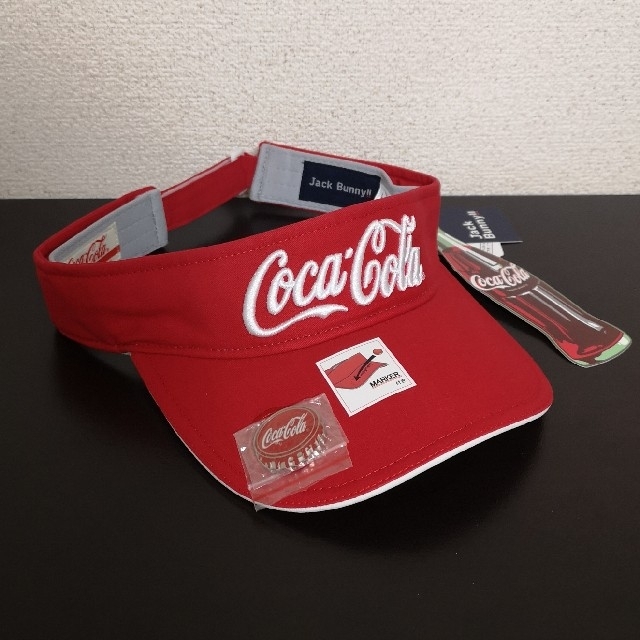 パーリーゲイツ　ジャックバニー　Coca-Cola　コラボ　バイザー　マーカー