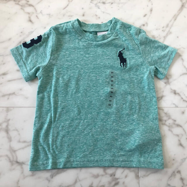 POLO RALPH LAUREN(ポロラルフローレン)のセール🌸新品　ポロラルフローレン　ベビー　キッズ　Tシャツ 80cm キッズ/ベビー/マタニティのベビー服(~85cm)(Ｔシャツ)の商品写真