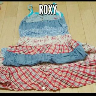 ロキシー(Roxy)のロキシー   ロングキャミワンピース　マキシワンピ　海　リゾートワンピ(ロングワンピース/マキシワンピース)