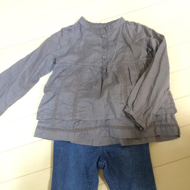 ZARA KIDS(ザラキッズ)の98ブラウス キッズ/ベビー/マタニティのキッズ服女の子用(90cm~)(ブラウス)の商品写真