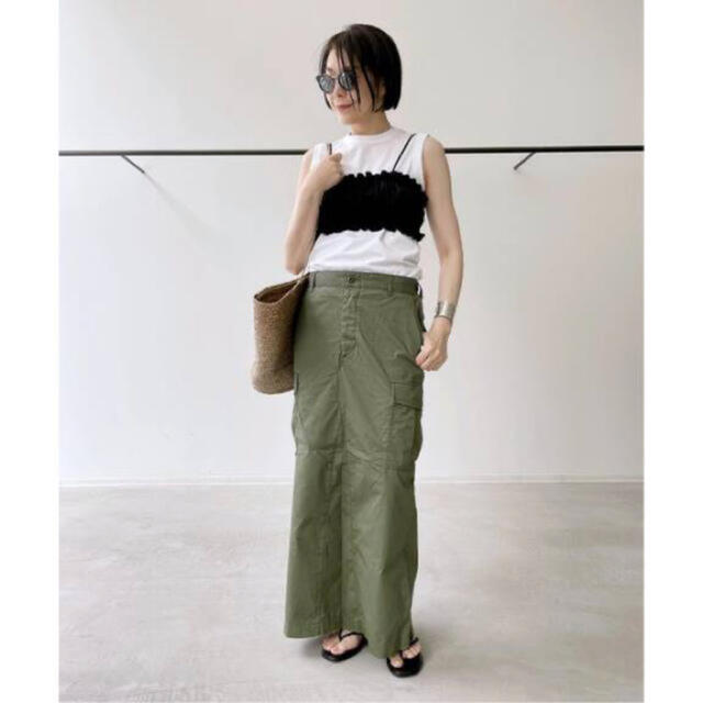 L'Appartement DEUXIEME CLASSE(アパルトモンドゥーズィエムクラス)のL'Appartement【CIOTA シオタ】Cargo Maxi Skirt レディースのスカート(ロングスカート)の商品写真