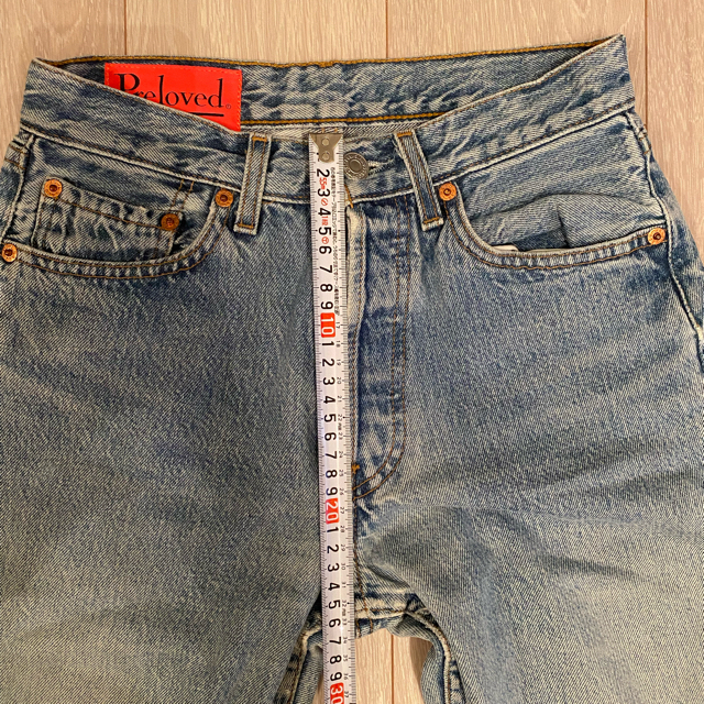 Levi's(リーバイス)のpreloved リメイク　リーバイス501 W27 レディースのパンツ(デニム/ジーンズ)の商品写真