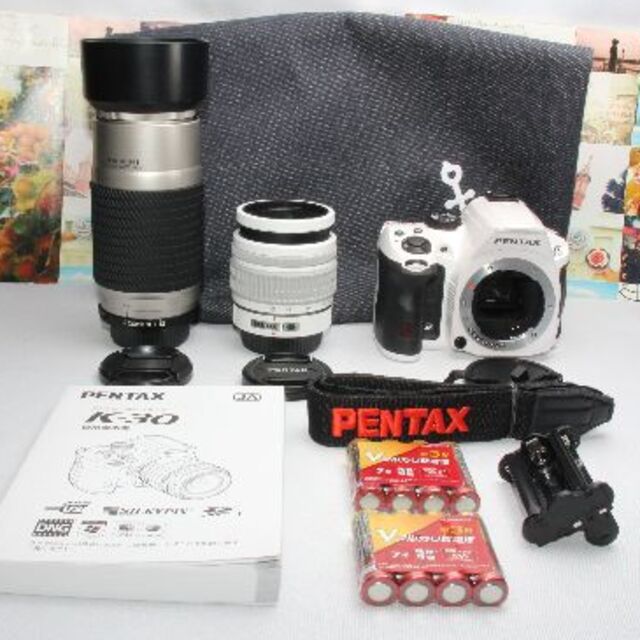 PENTAX(ペンタックス)の❤️手振れ補正内蔵で超高性能❤️PENTAX k-30 超望遠ダブルズーム❤️ スマホ/家電/カメラのカメラ(デジタル一眼)の商品写真