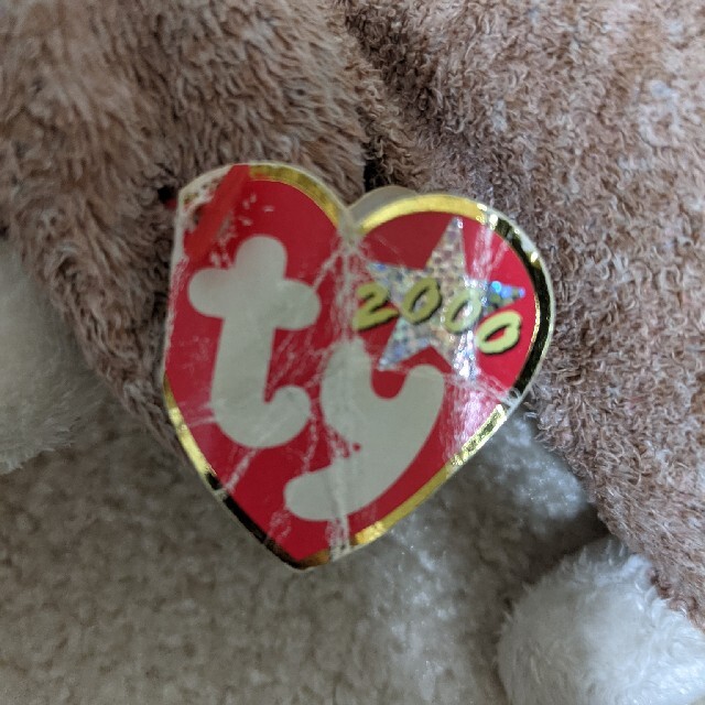 値下げ 美品 ty Beanie Babies  犬  ぬいぐるみ 2つセット エンタメ/ホビーのおもちゃ/ぬいぐるみ(ぬいぐるみ)の商品写真