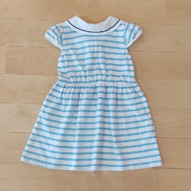 Combi mini(コンビミニ)のボーダー ワンピース 90㎝ キッズ/ベビー/マタニティのキッズ服女の子用(90cm~)(ワンピース)の商品写真