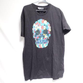 アレキサンダーマックイーン(Alexander McQueen)のALEXANDER McQUEEN　Tシャツ　メンズ　ブラック(Tシャツ/カットソー(半袖/袖なし))