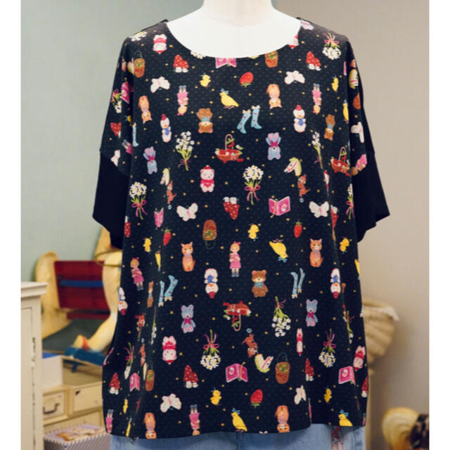 franche lippee(フランシュリッペ)のyukiemon オーナメントスカーフTシャツ メンズのトップス(Tシャツ/カットソー(半袖/袖なし))の商品写真