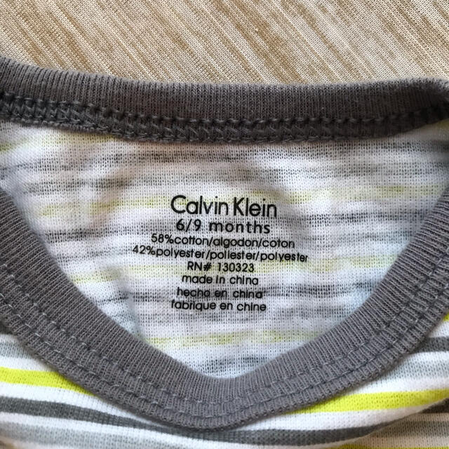 Calvin Klein(カルバンクライン)のロンパース Calvin Klein 新品未使用 キッズ/ベビー/マタニティのベビー服(~85cm)(ロンパース)の商品写真