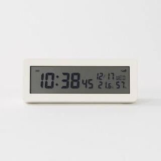 ムジルシリョウヒン(MUJI (無印良品))のデジタル電波時計(置時計)